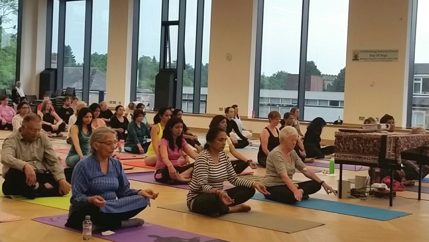 International Yoga Day Bearsden Burgh Hall , Glasgow, 2017